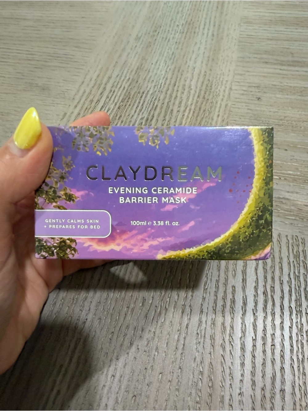 Claydream Evening Ceramide Barrier Mask — Purple